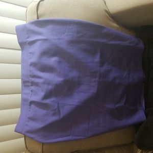 NWT Torrid Ponte Pencil Skirt. Blue/Purple stretch skirt.